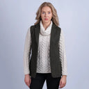 A40111 Ladies Tweed Vest Studio Gaelsong