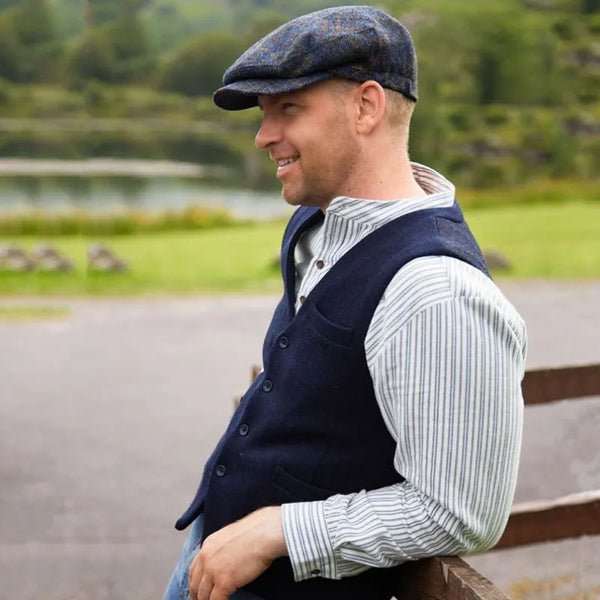 Buttoned Irish Wool Tweed Vest | Gaelsong – GaelSong