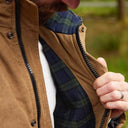 A40180 Waterproof Tartan Designed Blackwatch Jacket Inside Pocket Gaelsong
