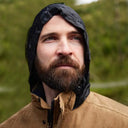 A40180 Waterproof Tartan Designed Blackwatch Jacket Waterproof Hood Gaelsong
