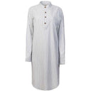 A60130 Striped Cotton Men's Flannel Nightshirt Gaelsong
