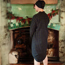 A60131 Scottish Tartan Designed Men's Flannel Nightshirt Back Veiw Gaelsong
