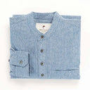 A60156 Women's Vintage Stripe Grandfather Irish Shirt Gaelsong

