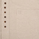 Traditional Collarless Irish Granddad Shirt - Ivory Studio Front Gaelsong