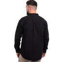 Irishman's Homespun Designed Granddad Shirt - Black Back View Gaelsong