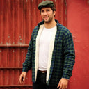Men's Fleece Flannel Shirt - Scottish Blackwatch Tartan Lifestyle Gaelsong