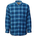 Irish Flannel Fleece Lined Shirt in Blue Check Studio Gaelsong