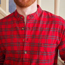 Men's Cotton Nightshirt - Royal Stewart Tartan Gaelsong