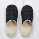 A80004 Blackwatch Tartan Wool House Slippers Studio Gaelsong