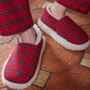 A80009 Woolen Royal Stewart Tartan Slippers Lifestyle Gaelsong