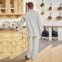 A90010 Genuine Irish Cotton Flannel Pajama Set Back View Gaelsong
