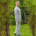 A90010 Genuine Irish Cotton Flannel Pajama Set Side View Gaelsong
