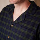Men's Flannel Pyjamas - Green Blackwatch Tartan  Gaelsong