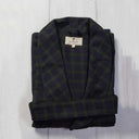Men's Flannel Nightrobe in Blackwatch Tartan Studio Gaelsong