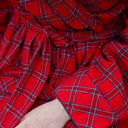 Men's Cotton Flannel Nightrobe - Royal Stewart Tartan Gaelsong