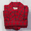 A90037 Men's Cotton Flannel Nightrobe - Royal Stewart Tartan Studio Folded Gaelsong