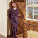 A90060 Flannel Men's Plaid Pajamas - Maroon/Navy Lifestyle Gaelsong