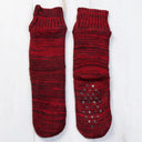 A90075 Fine Donegal Wool Socks - Irish Fuchsia Anti-slip Protection Gaelsong