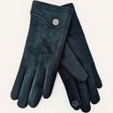 B10119 BLACK Celtic Button Gloves Gaelsong
