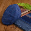 B10143 Men's Wool Gatsby Irish Flat Cap Navy Gaelsong
