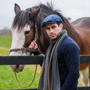 B10147 Gents Herringbone Irish Tweed Kerry Cap Blue Gaelsong
