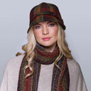 B10156AUTUMN Ladies Irish Tweed Flapper Cap Autumn Gaelsong
