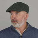 B10078  Green Gents Irish Tweed Driving Cap Lifestyle Gaelsong