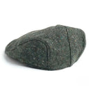 B10165 Gents Irish Tweed Driving Cap Green Back View Gaelsong
