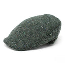 B10165 Gents Irish Tweed Driving Cap Green Side View Gaelsong
