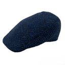 B10165 Gents Irish Tweed Driving Cap Navy Gaelsong
