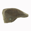 Herringbone Irish Tweed Kerry Cap Dark Green Gaelsong