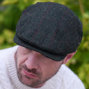 Herringbone Irish Tweed Kerry Cap Green Lifestyle Gaelsong