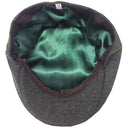Guinness Patchwork Flat Cap in Green Inside View Gaelsong
