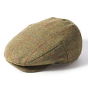Lovat Tweed Men's Country Flat Cap Light Green Gaelsong