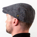 B10284 Men's Donegal Tweed Irish Flat Cap Back View Gaelsong
