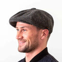 Donegal Gatsby Newsboy Cap Charcoal Gaelsong