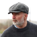 B10307 Authentic Eight Panel Newsboy Connery Cap Granite Grey Gaelsong
