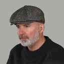 B10307 Authentic Eight Panel Newsboy Connery Cap Granite Grey  Gaelsong
