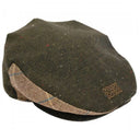 B10315 Men's Embroidered Tweed Flat Cap Green Color Gaelsong