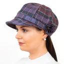 B10317 Women's Irish Wool Cabbie Hat Heather Gaelsong

