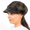 B10317 Women's Irish Wool Cabbie Hat Turf Gaelsong
