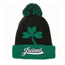 Shamrock Ireland Beanie in Green & Black Gaelsong