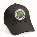 B10323 BLACK Irish Shamrock Baseball Hat with Embroidery Gaelsong
