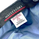 B10336 Handmade Harris Tweed Herringbone Flat Cap Inside Tag Close Up Gaelsong
