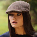 Handmade Men's Harris Tweed Scottish Touring Cap