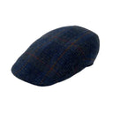Handmade Men's Harris Tweed Scottish Touring Cap Navy Gaelsong