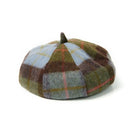Scottish Tartan Lambswool Bonnet Chesnut Blue Gaelsong