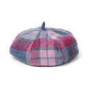 Scottish Tartan Lambswool Bonnet Pink Blue Gaelsong