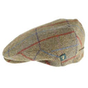 Men's Traditional Irish Tweed Flat Cap in Herringbone