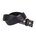 B20010 Eternal Knot Irish Leather Belt Black Gaelsong
